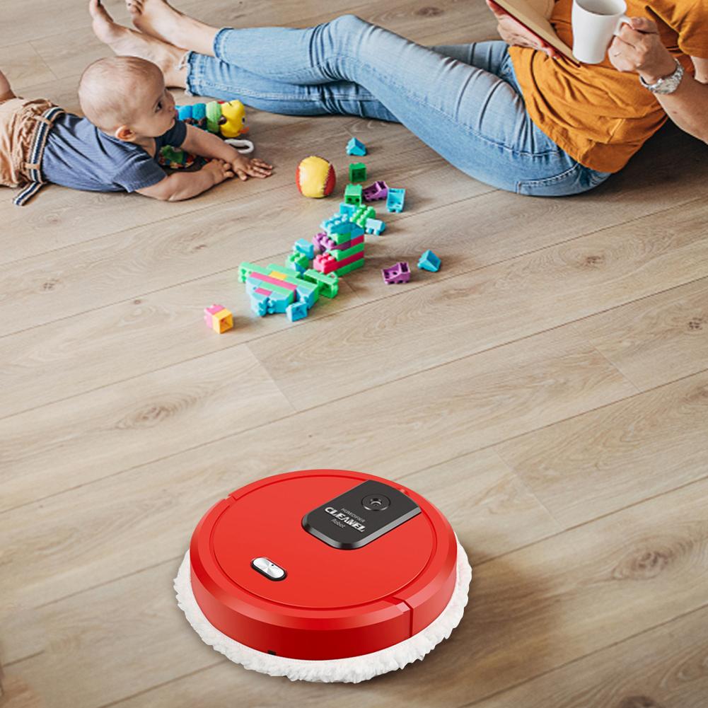 Robot Spazzolavetri Intelligente 3 In 1 - Pulitore Automatico Con Ricarica USB, Spruzzo E Luci UV - Per Pavimenti In Legno, Marmo E Piastrelle