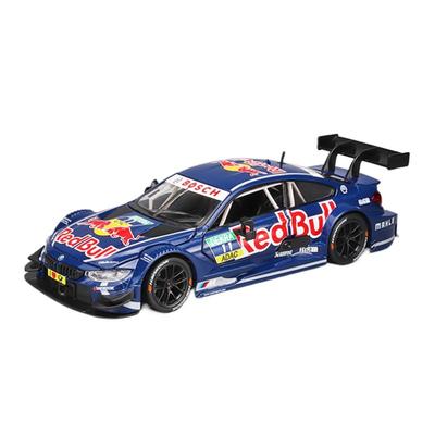 Měřítko 1/24 BMW M4 GT3 Co-brand Red Bull Model sportovního vozu ze slitiny Diecast Kovová závodní vozidla Model auta Zvuk a světlo Dětské hračky Dárek