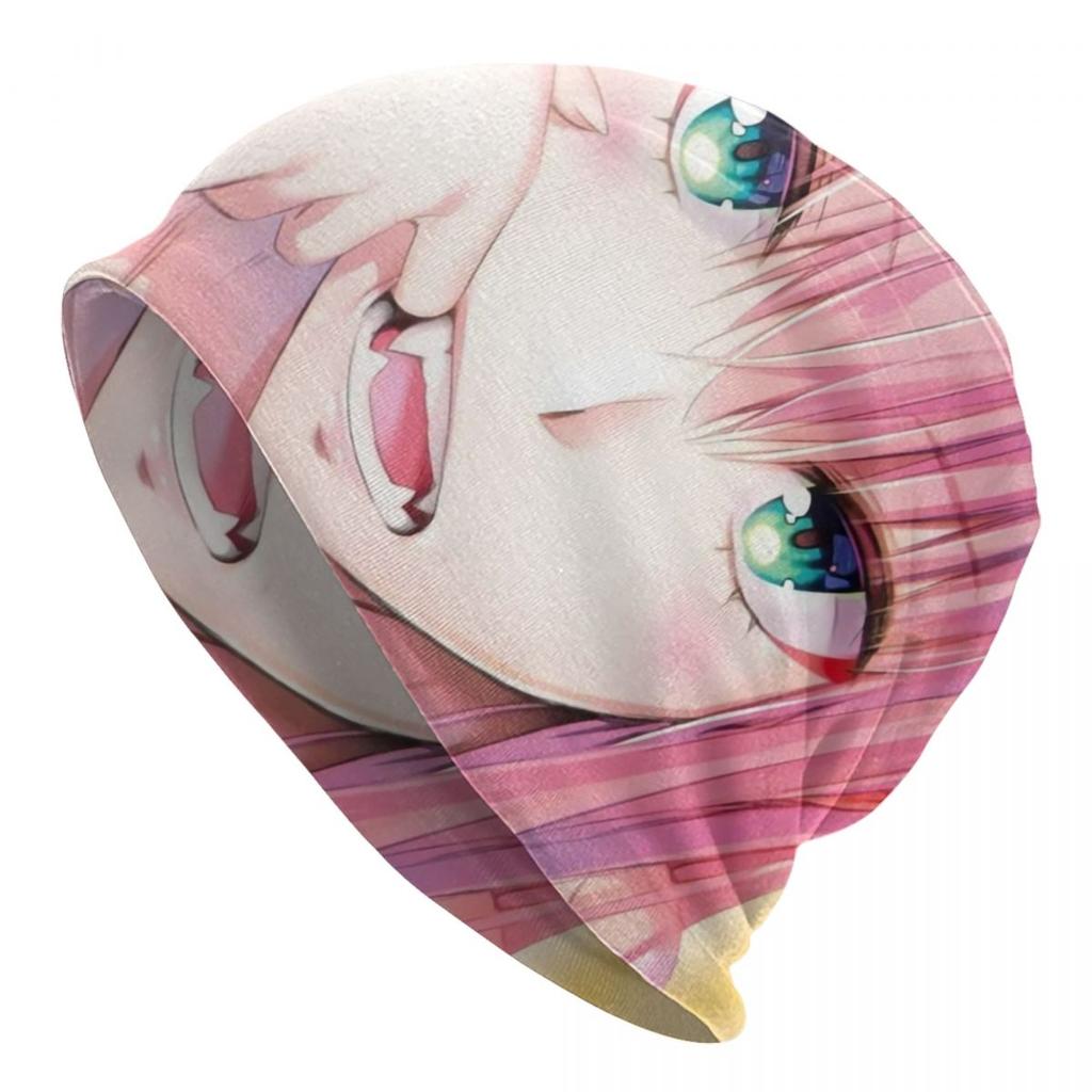 Kawaii zéro deux Bonnet chapeaux mode tricot Chapeau pour unisexe femmes hiver chaud chérie dans les Franxx Skullies bonnets casquettes