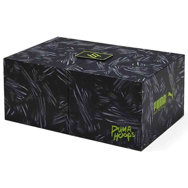 Puma Stewie 1 Quiet Fire Fashion Comfortable Shock Absorption Non-Slip Wear-Resistant Low-Top Basketball Shoes Unisex sneaker 378255-01(S-BOX)