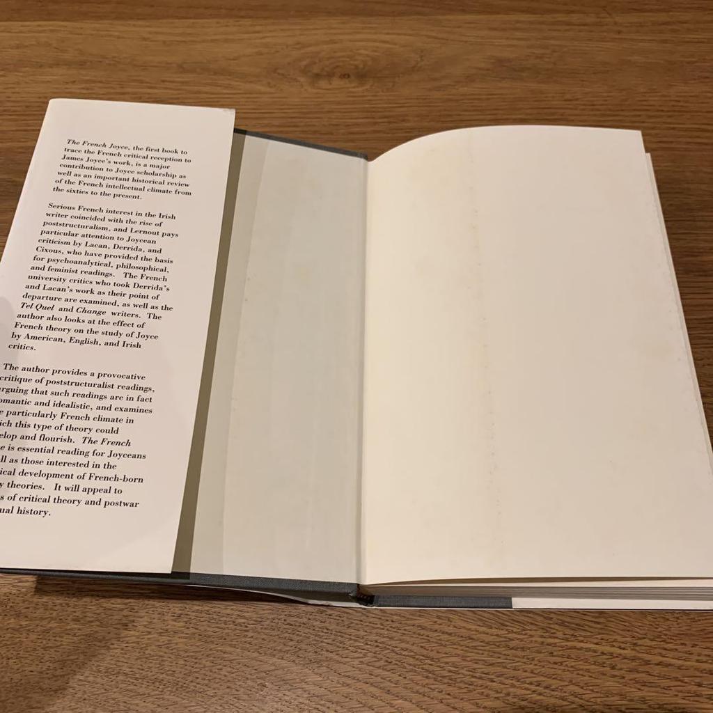 [USED] THE FRENCH JOYCE by Geert Lernout