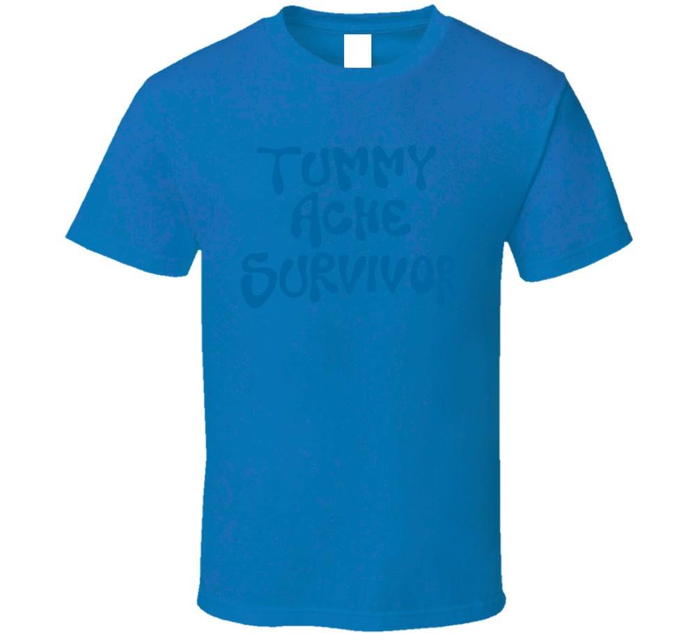

Tummy Ache Survivor Happy Gilmore 2 Movie Fan T Shirt Mens Womens Tees Top 2XL