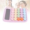 Mechanical   Calculator 12 Digit Large LCD Display Big Buttons Electronic for School Business Home   Colored