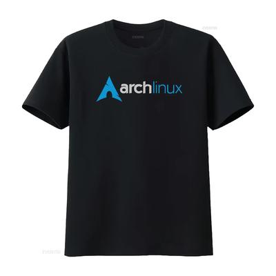 Tričko Arch Linux pro Sysadmina Devops Open Source Systémového Administrátora Kodéra s Cool Potiskem Loga vintage Vyprané Unisex