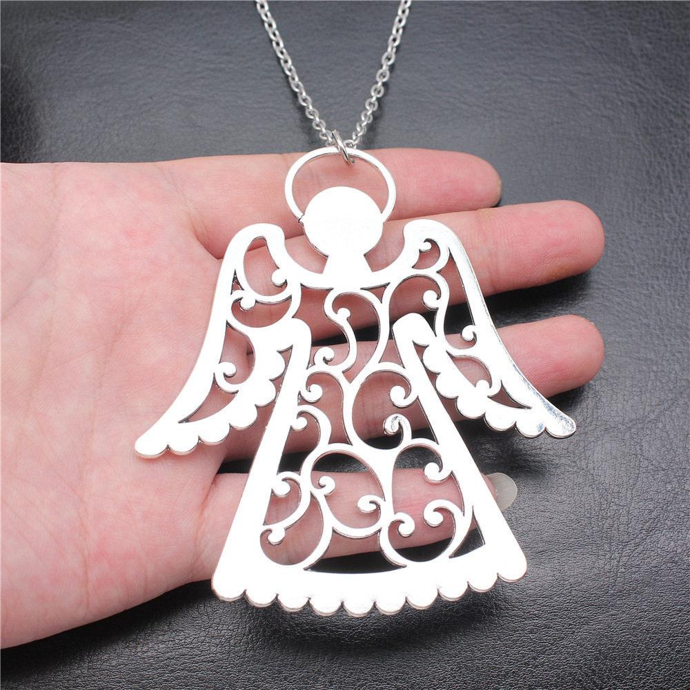 45cm Oder 70cm Lange Kette Halskette Flügel Engel Hochzeitsschmuck Zubehör QN003