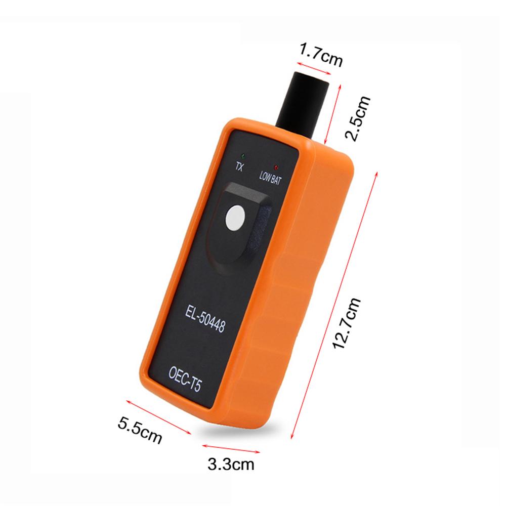 GM TPMS Relearn Tool For Chevrolet Cadillac Buick GMC | EL 50448 Tire Pressure Sensor Reset Tool | Includes 9V Battery