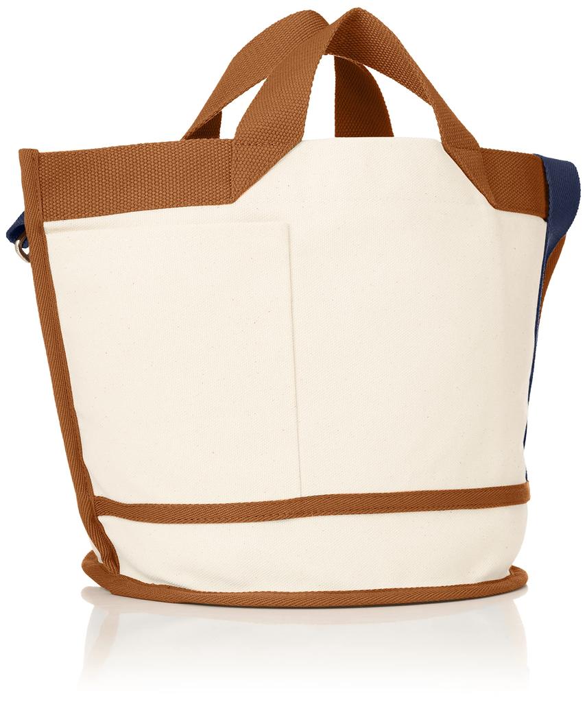 Small Tote Bag with Shoulder SN DELI Organic Cotton A 1369 Camel [Rootote] Women's