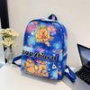 Cute Cartoon Capybara Car Bath Singing Printed Children Large Backpack Capacity