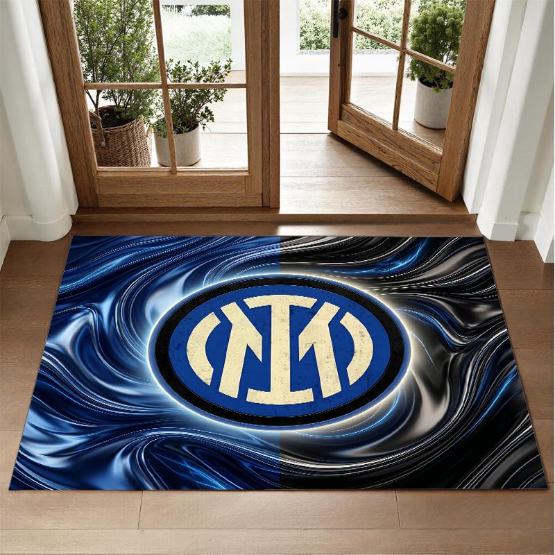 Borussia Dortmund Design Crystal Velvet Rug Soft Decorative Mat for Bedroom Entrance