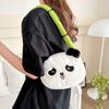 Versatile New Cartoon Panda Plush Handheld Doll Versatile Diagonal Cross Bag