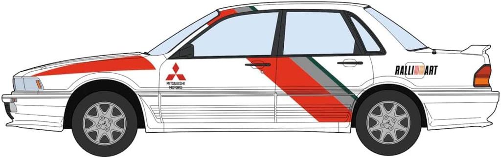 Hasegawa Mitsubishi Galant DOHC TURBO RS Plastic Model 20627 1/24 2.0 VR-4