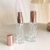 10/15ML Glas Parfüm Sprühflasche Roségold Aluminium Nachfüllbarer Zerstäuber Reiseflasche
