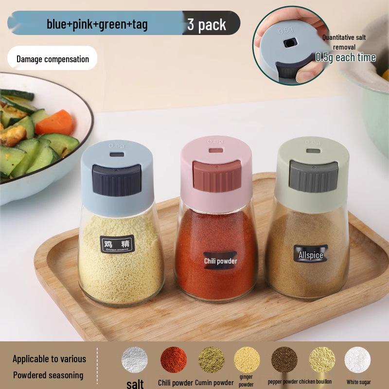 Kořenka na koření s kontrolou soli: Kuchyňský odměrný šejkr