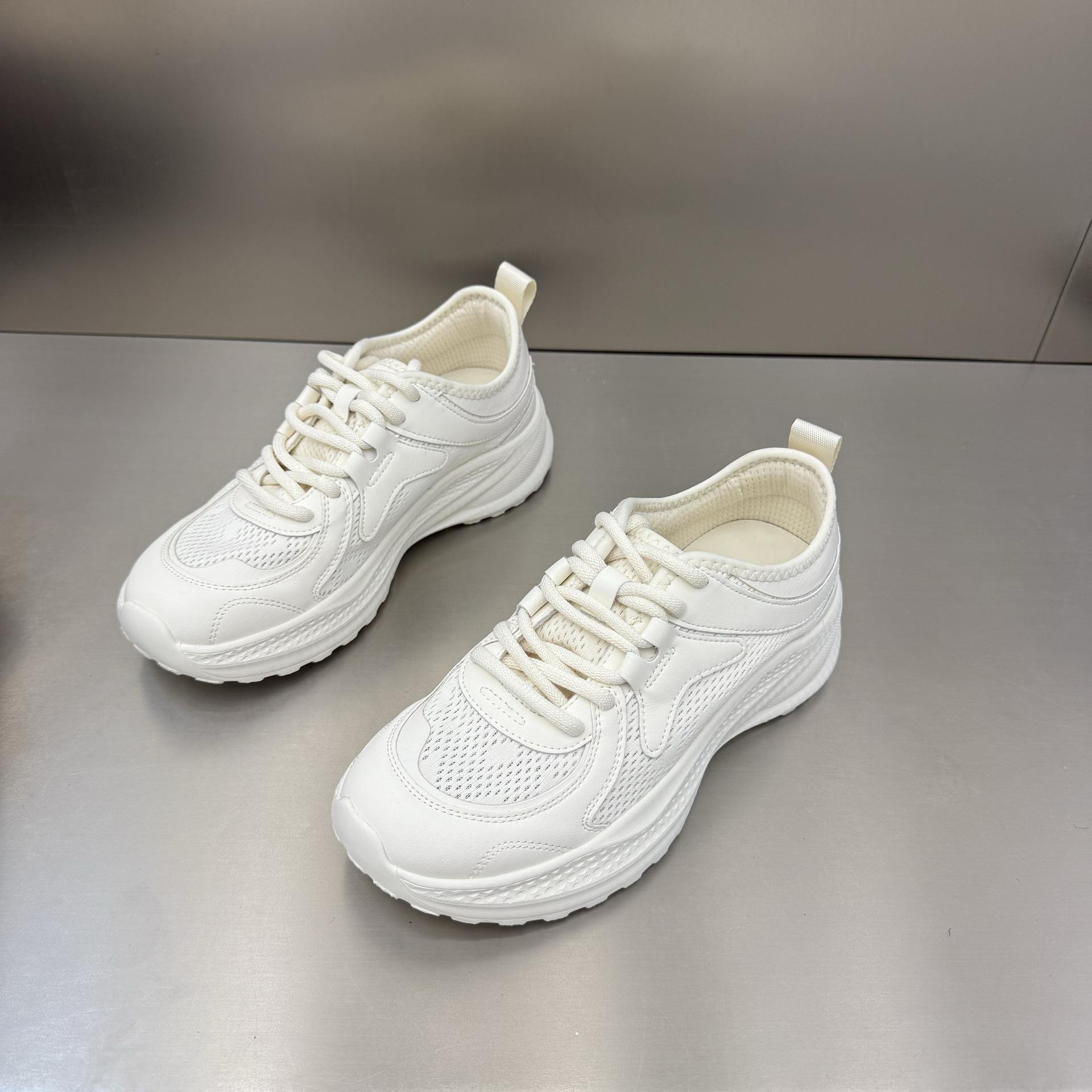 

[Fanfna] 2025 summer ultra-light soft-soled breathable net sports and leisure shoes women s light Forrest Gump shoes trendy shoes 35 бежевый