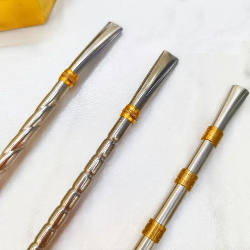 Tea Filter Yerba Mate Stainless Steel Tea Straws Bombilla Gourd Reusable Tea Tools Drinking Straw Spoon Washable Coffee Tool