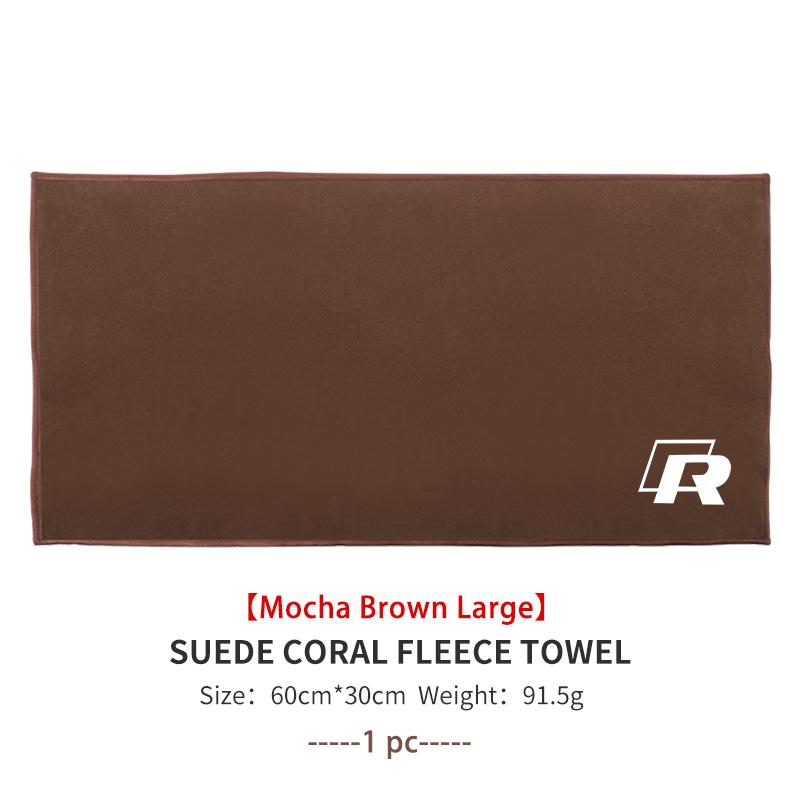 Deer Skin Car Drying Towel Microfiber Absorbent Auto Cleaning Cloth For Volkswagen VW Golf Polo 4 5 6 Passat B5 B6 B7 CC Jetta