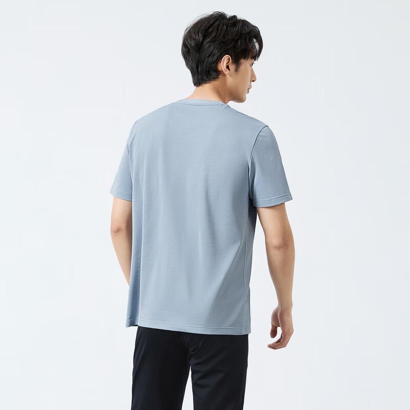 Qipai Men s Holiday Jacquard Leaf T-Shirt M