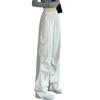 Wide and Easy To Move In Cargo Pants for Cute and Stylish Design for [uateeff] Women, Fall/Winter (JP, Alphabet, S, White)