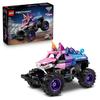 LEGO Technic 42220 Monster Jam Sparkle Smash cu Fricțiune Inversă - Jucărie Camion de la 7 ani