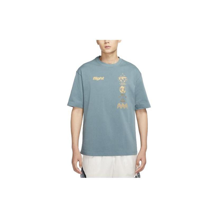 Air Jordan Heritage Short Sleeve Tee Blue Men s DV3076-384 S