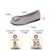 French gentle fairy shallow mouth single shoes female spring new fashion rhinestone square buckle evening breeze square head temperament Mary Jane sho