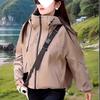 Women's European-Style Casual Hooded Windbreaker Baseball Jacket – Autumn Fashion Sports Coat
