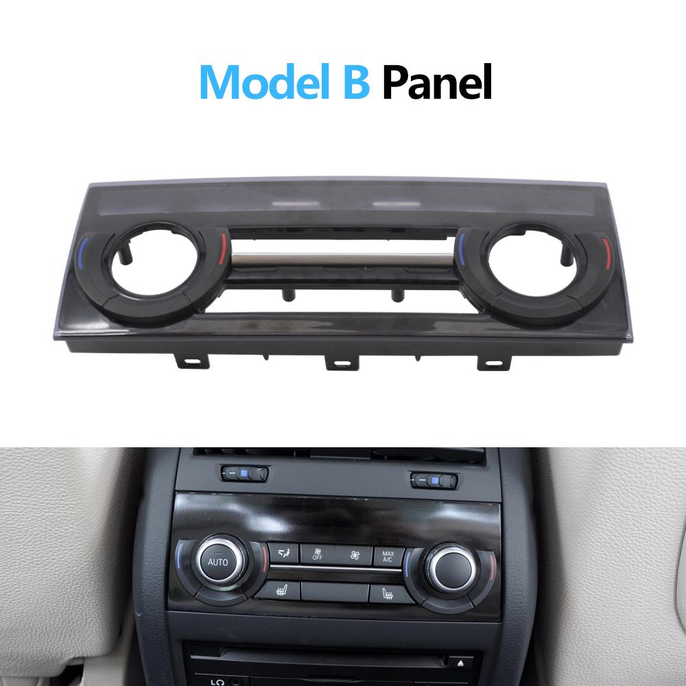 Car Air Conditioning Rear AC Switch Button Panel Control Frame Cover Trim For BMW 5 6 7 X5 X6 Series F10 F11 F06 F07 F01 F02