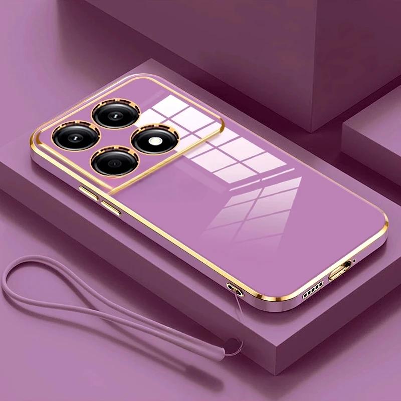 Fashion Plating Case For Xiaomi 15 14/13/T Pro Ultra POCO X7 X6 F6 M6 Pro 4G 5G Soft Slim Silicone Shockproof Phone Cover