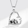 Eternal Heart Delicate Clavicle Necklace For Women Versatile Birthday Gift Elegant Pendant Jewelry Accessory