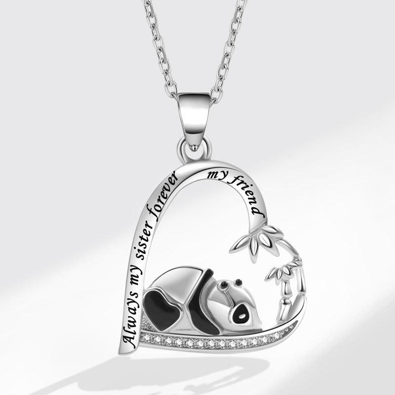Eternal Heart Delicate Clavicle Necklace For Women Versatile Birthday Gift Elegant Pendant Jewelry Accessory