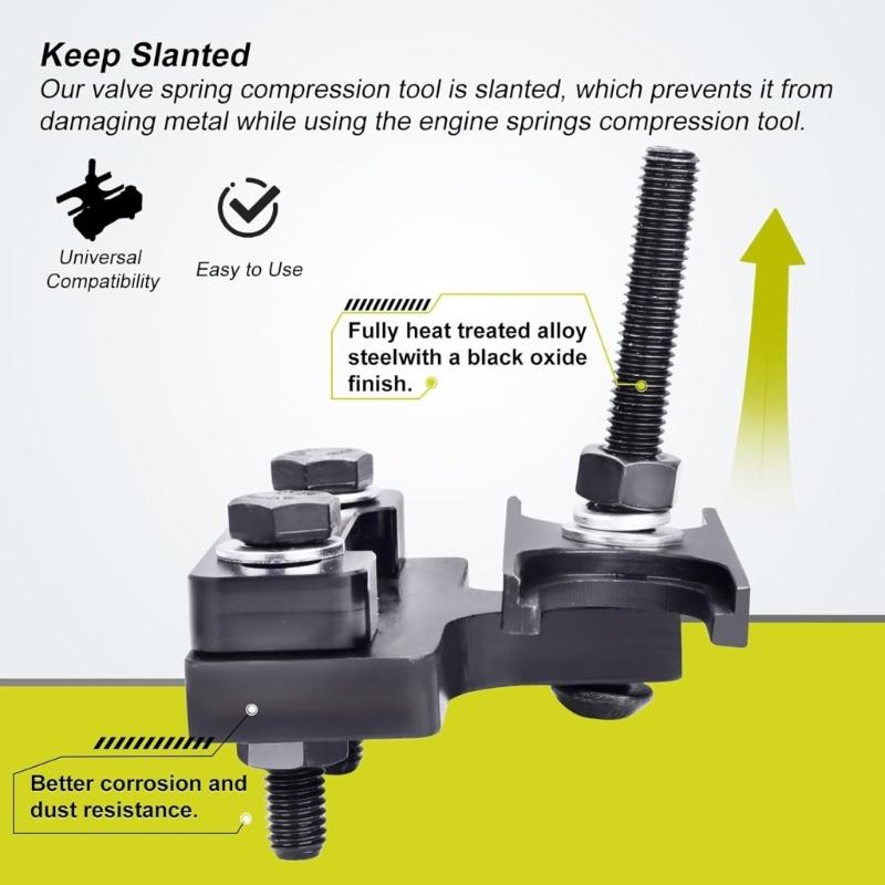 Engine Valves Spring Compressor & Air Valves Holding Hose Tool for 4.8 5.3 5.7 6.0 6.2 LS6 Engine