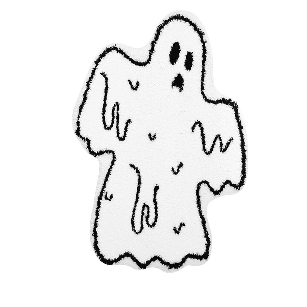 60x90cmHalloween Pumpkin Decoration Porch Door Mat Dirt-resistant And Easy To Care For Carpet