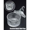 Nail Art Brush Cleaner Cup Acrylic Powder Liquid Crystal Glass Dish Lid Bowl Cup Holder Equipment Nail Tool For Nail Art