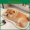 Imitation Faux Wool Shaped Dog Bath Mat With Absorbent Plush For Bathroom And Home Use