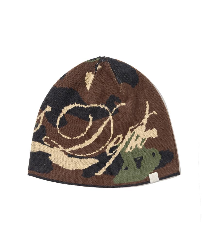 PHYSICAL DEPARTMENT Jacquard Lettering Beanie_Camo
