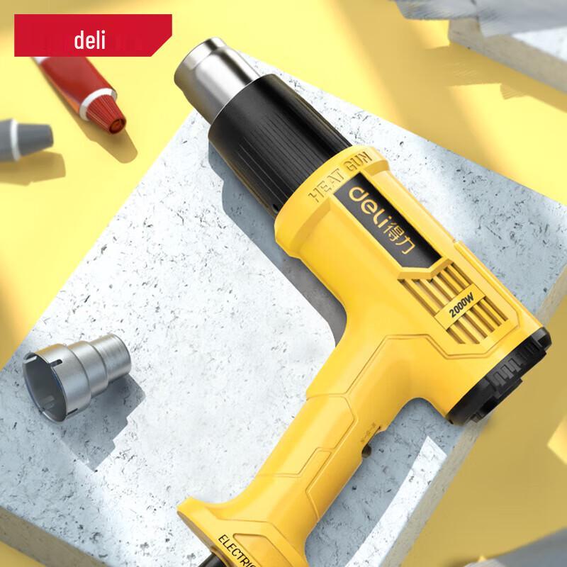 Deli 2000W Adjustable Heat Gun CN Plug (adapter Included)