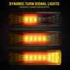 2PC Trailer Tail Light 41LED Brake Running Turn Signal Reverse Light IP65 Waterproof 12V Truck Trailer Caravan Van RV UTV Camper