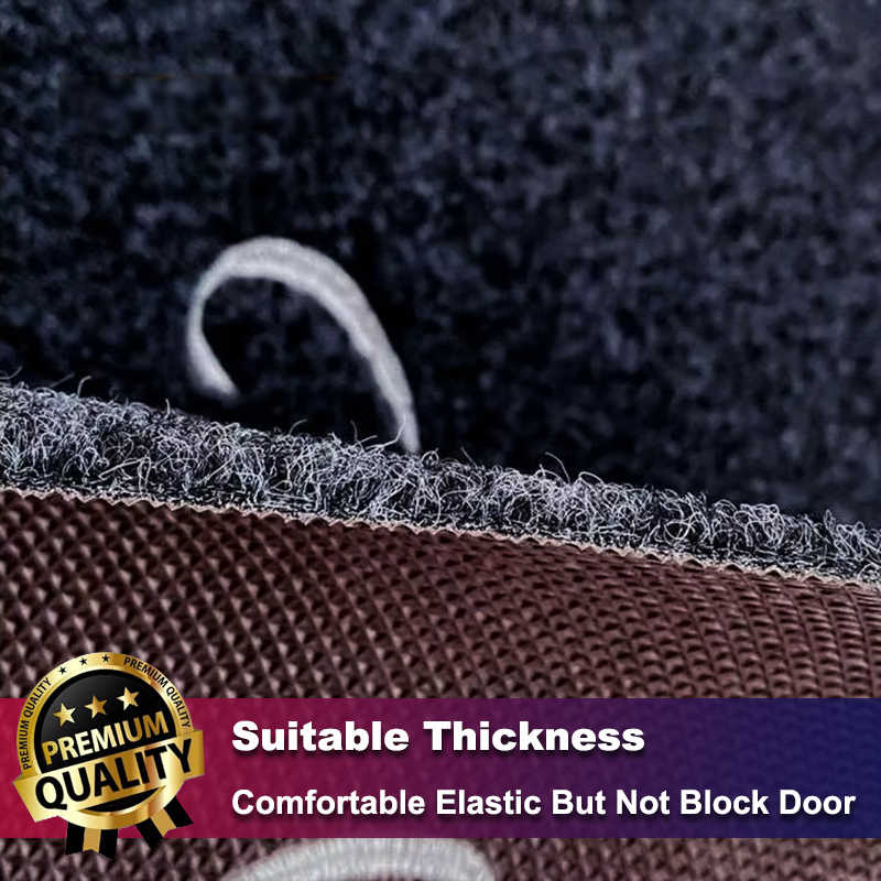 Welcome Doormat 40x60cm Polyester Fiber Durable Waterproof Shoe Clean Anti-Slip Entrance Door Carpet Floor Mat Indoor Outdoor