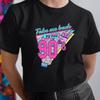 Vintage Grafik-T-Shirts 90er Jahre Outfits Hemden Damen Rundhals Lässig 90er Geburtstagsparty Geschenk Kleidung Modisch Sommer Kurzarm