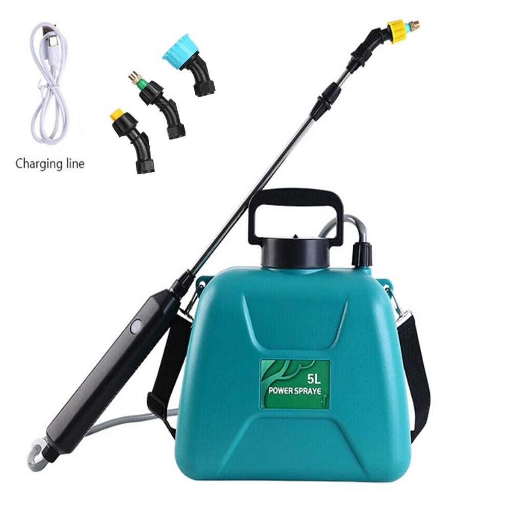 Electric Sprayer 5L Watering Can With Spray Gun Automatic Garden Plant Mister USB Rechargeable Irrigation Tool