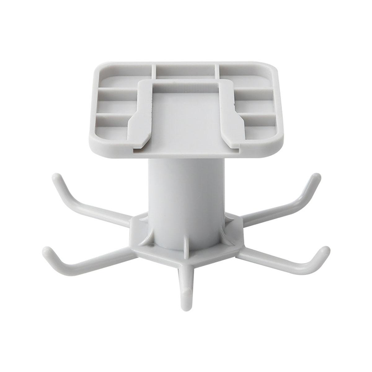 Кухонные крючки вращающаяся стойка для хранения без перфорации настенные кухонные принадлежности многофункциональные полки Gods белый 2538₽