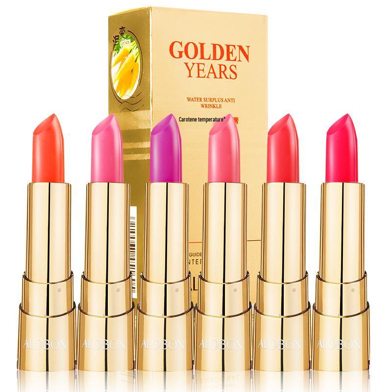 

Yabang Carrot Carotene Color-Changing Waterproof Lipstick for Students and Beginners - Influencer Style. Strawberry Red