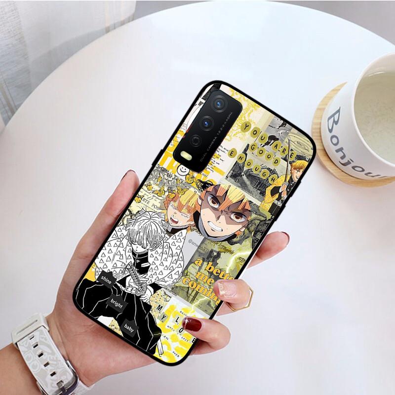 Kimetsu No Yaiba Demon Slayer Anime Phone Case for VIVO Y31 Y21 Y70 Y21S Y20 Y72 1907 Y12 Y11S Y53S Y33S Y55 Y76 Y51 Y15S Y01