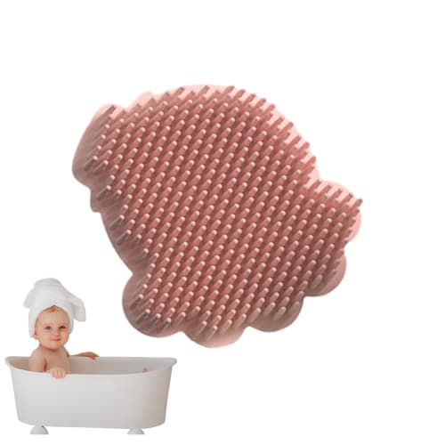 Baby Hair Wash Brush, Cradle Cap Brush | Baby Bath Brush Shampoo Brush Head Scalp Massager, Wet & Dry Use Baby Shower Brush, Cartoon Massage Hair Brus