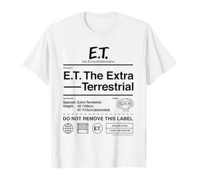 E.T. The Extra-Terrestrial Description T-shirt