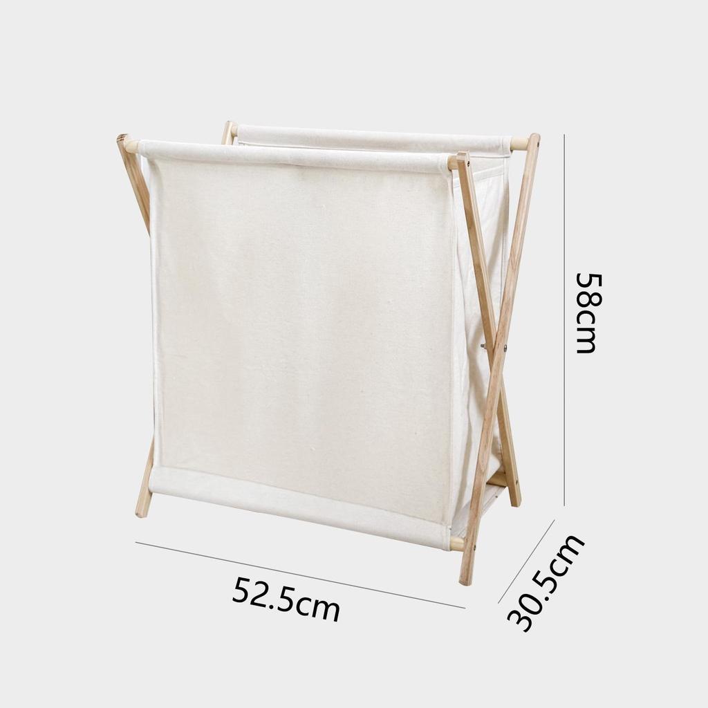 Cotton Linen Laundry Basket for Home, Balcony, Hotel, and Homestay Storage