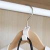 6/12Pcs Mini Clothes Hanger Connector Hooks Cascading Plastic Wardrobe Coat Organizer Rack Holder Space Saving for Closet