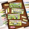 Gift Cartoon Panda Standing in Line Notes Students can peel and stick N times with cute messages and index stickers