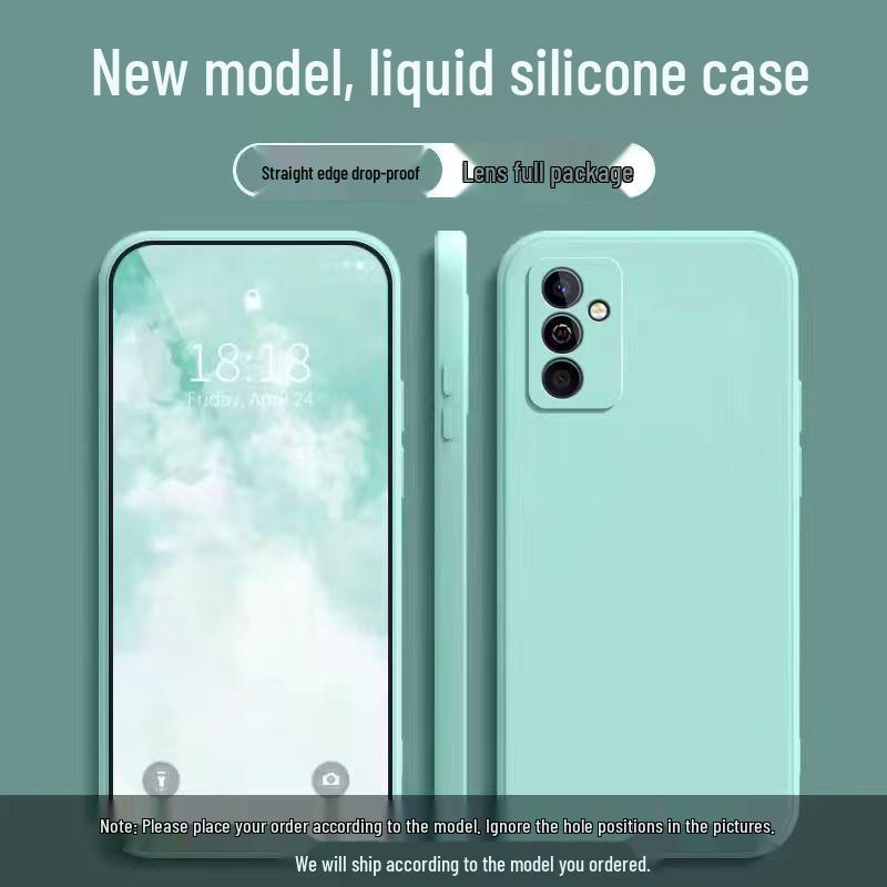 Huawei Maimang 11 Liquid Silicone Case: Full Coverage, Anti-Drop, Solid Color, Skin-Friendly, Simple Style Protective Cover. Huawei Maimang 11 светло-зеленый