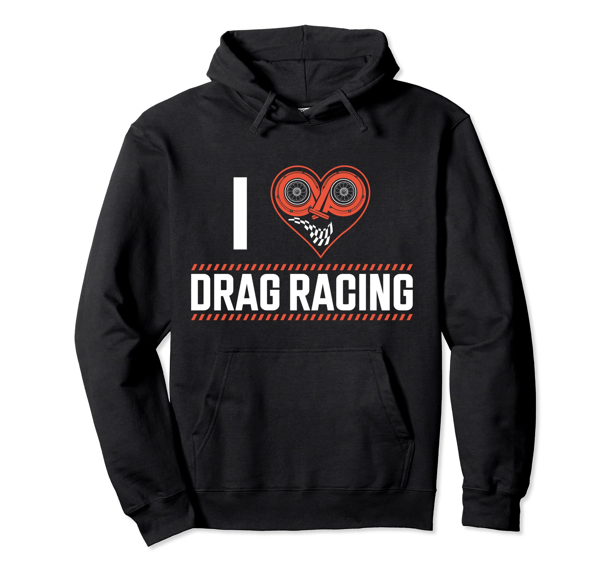 

Drag Racing Race Car Heart I Love Drag Racing Hoodie чёрный